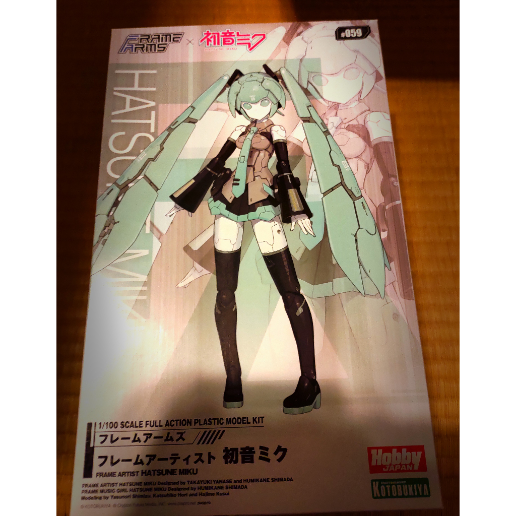 全新 壽屋 1/100 FAG FRAME ARTIST 初音未來 機音少女 機娘 甩蔥娘 咪苦 Miku