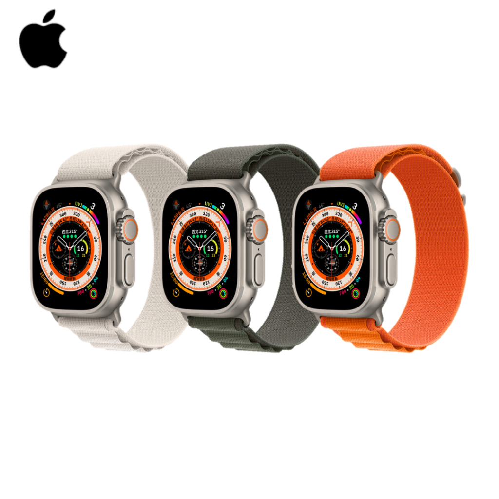 實體門市 分期【Apple】Apple Watch Ultra 49mm/GPS+行動網路 鈦金屬錶殼-高山錶環