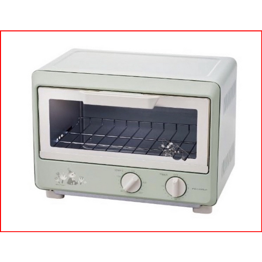 recolte 日本麗克特 Compact 電烤箱 MOOMIN 限定版 淺灰綠 ROT-1 全新品 烤箱