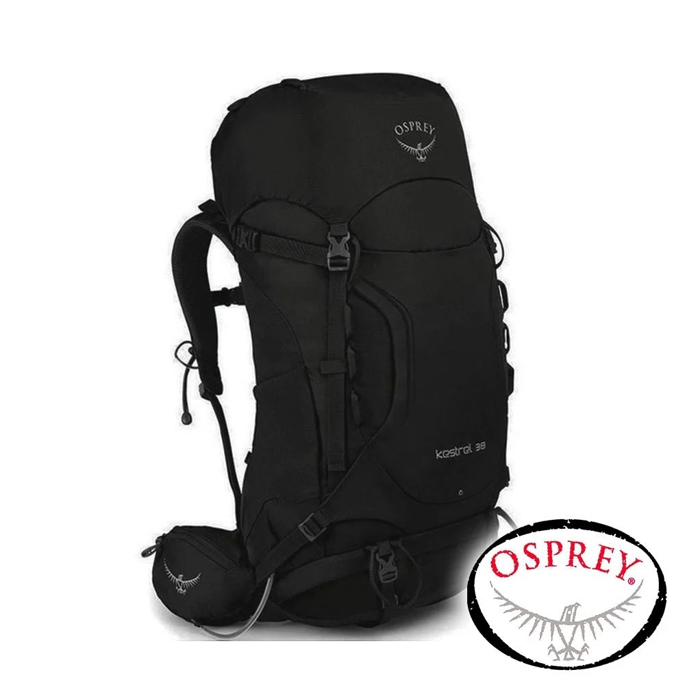 【美國 OSPREY】Kestrel 38 健行登山背包 36L S/M『黑』10001823 登山 野營 休閒 旅遊