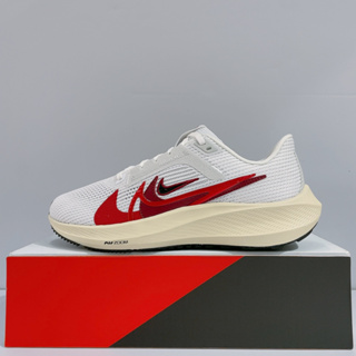 NIKE W AIR ZOOM PEGASUS 40 女生 白色 輕量 緩震 運動 慢跑鞋 FB7703-100