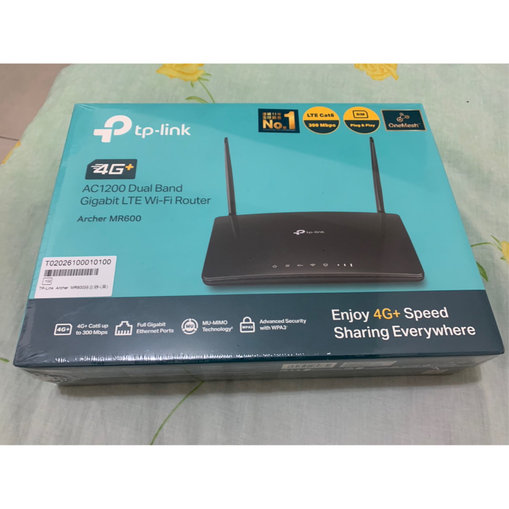 TP-Link MR600 4G路由器🙂無線雙頻Sim卡分享器