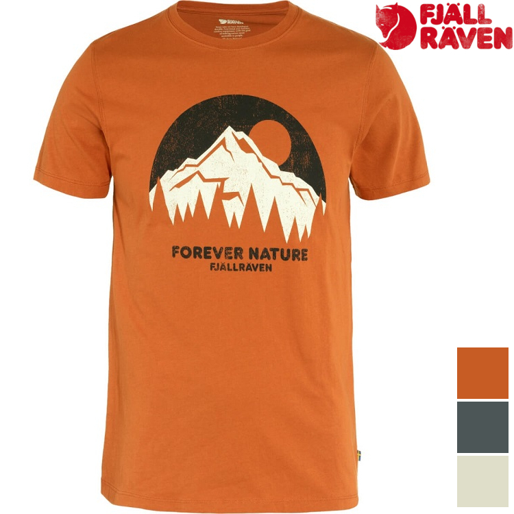 Fjallraven 北極狐 Nature 男款 有機棉短袖T恤 87053【夏季一加一】