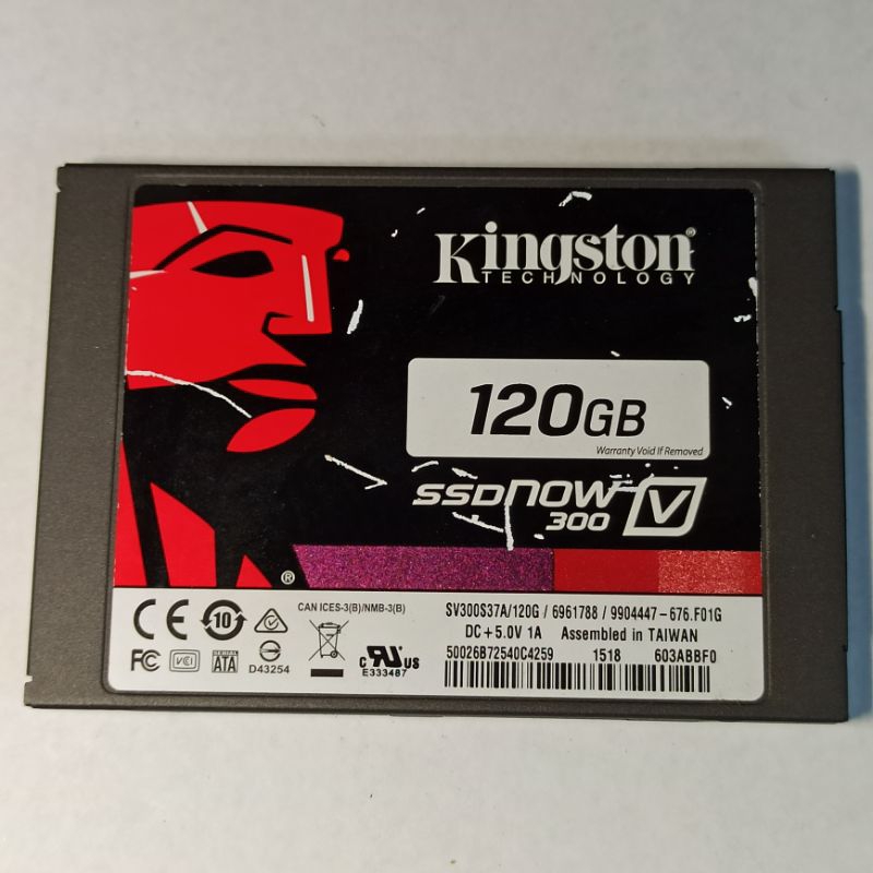Kingston金士頓SSD 2.5吋固態硬碟120gb