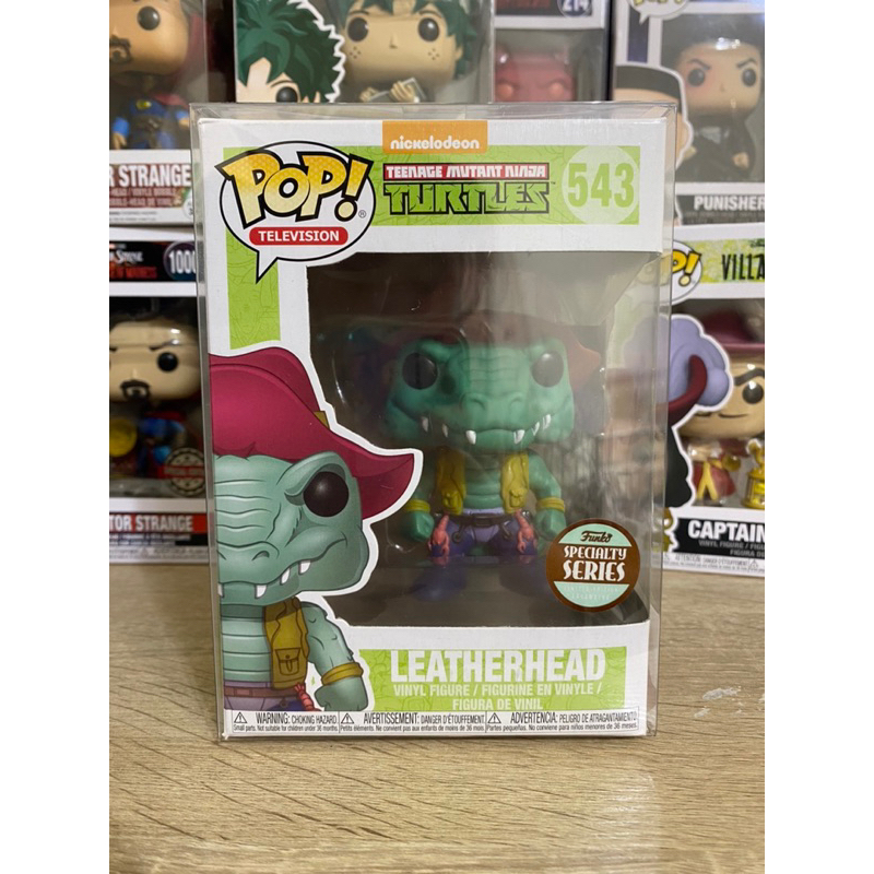 FUNKO POP 543 皮頭 鱷魚 忍者龜 特別貼紙 Leatherhead