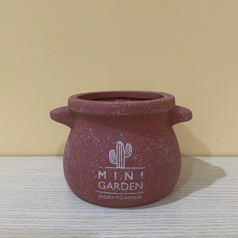 生活工場 豆沙色 粉色 陶瓷花盆 花器 盆栽 盆器 容器 器皿 園藝用品 花盆 仙人掌 多肉植物 花園擺飾裝飾 粉紅色