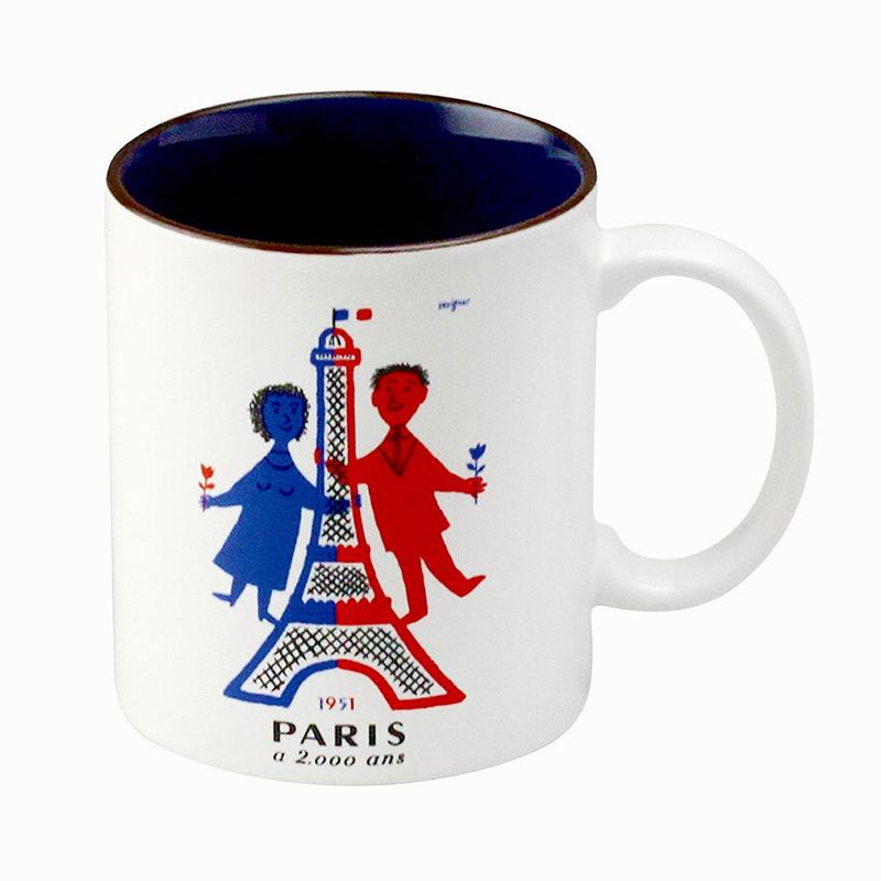 【日本AITO】法國風Savignac系列馬克杯-巴黎誕生 320ml 咖啡杯  陶瓷杯 美濃燒 日本陶瓷
