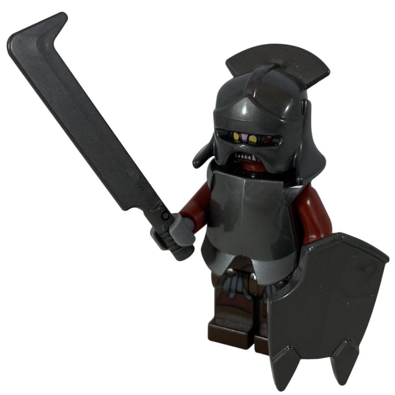 樂高 LEGO 9471 9474 魔戒 哈比人 強獸人 Uruk-hai 含武器和盾牌 全新僅展示