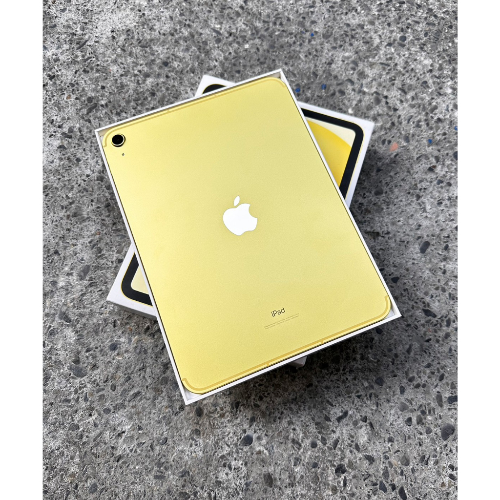 iPad10 64g LTE GPS+行動網路 剛拆封 黃色 高雄面交 3C 手機平板筆電電腦遊戲 可貼換 1625