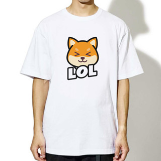 Shiba LOL 中性短袖T恤 4色 柴犬 inu 日文日本可愛寬鬆團體服狗社團潮T上衣禮物街頭服飾