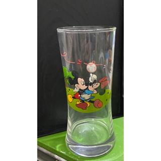 迪士尼 米奇 米妮 杯子 卡通 玻璃杯 水杯（外觀瑕疵）