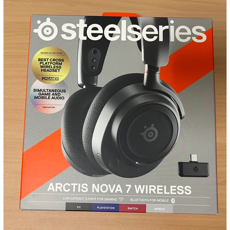 賽睿 SteelSeries Arctis Nova 7 電競耳機/無線耳機/藍芽耳機/2年保/61553