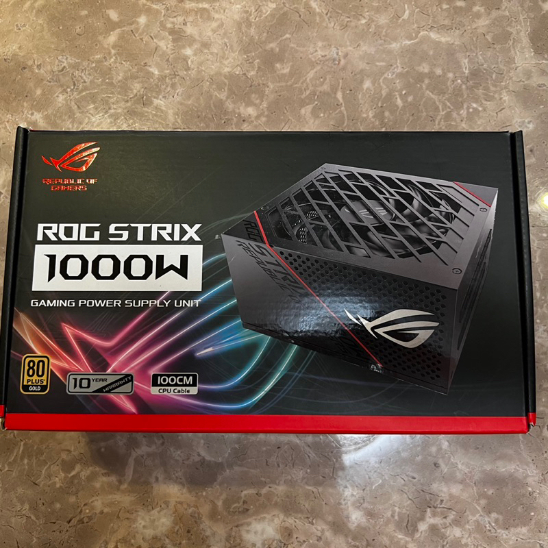 ASUS 華碩 ROG 金牌 全模組 1000W 剩8年保 power 電腦電供 電源供應器 二手