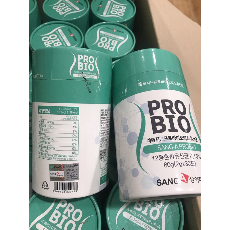 防偽標籤✅現貨 韓國 SANG-A PROBIO 益生菌（2g*30條/罐）韓國益生菌