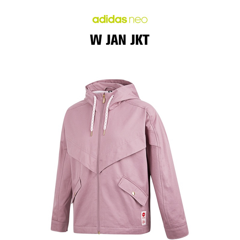 （客訂）二手-Adidas Neo 2022女子W JAN JKT運動外套HF7300/M號