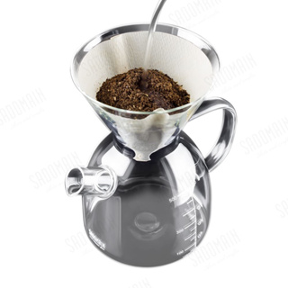 🌟現貨附發票🌟仙德曼 咖啡濾紙公杯壺 CF501 咖啡公杯壺 咖啡壺 耐熱玻璃壺 500ML 咖啡器具 分享壺 咖啡下壺