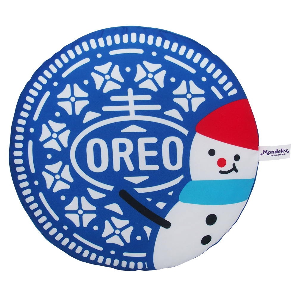 OREO奧利奧 OREO冬季限定雪人抱枕