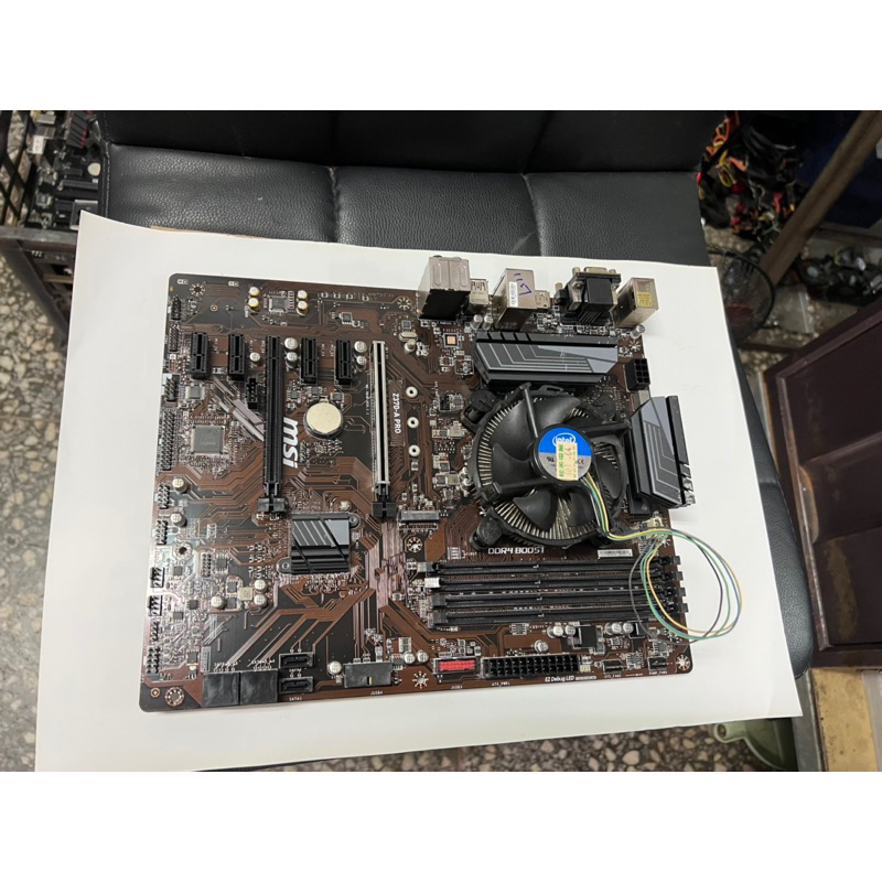 電腦雜貨店～MSI/微星Z370-A PRO主機板 1151腳位 二手良品 $1000