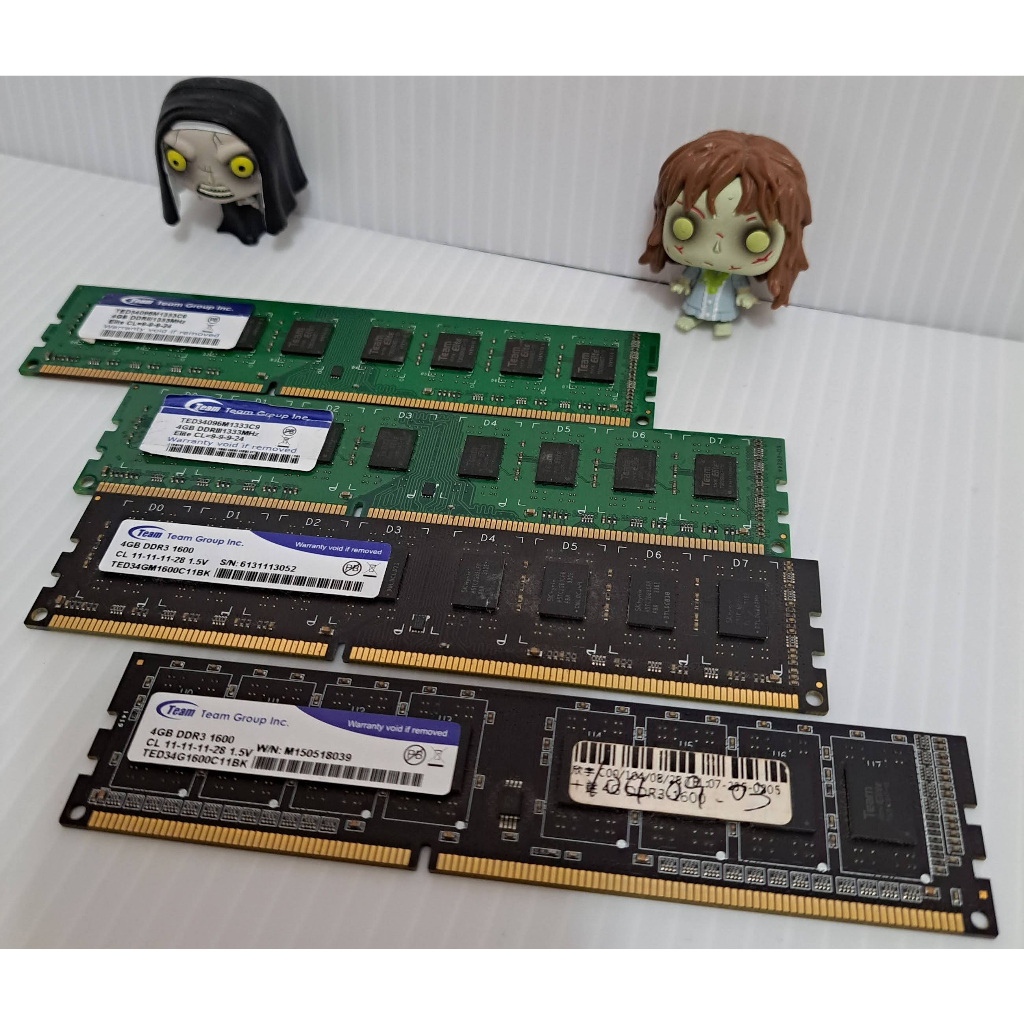 十銓 Team DDR3 4G 記憶體 單面 雙面