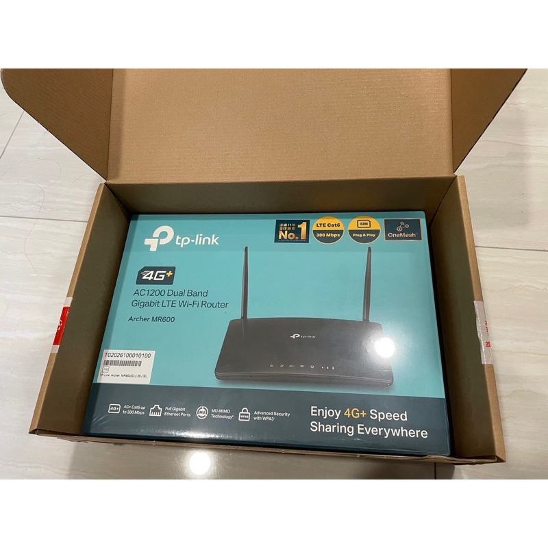 TP-Link Archer MR600 全新 4G路由器/分享器 SIM+