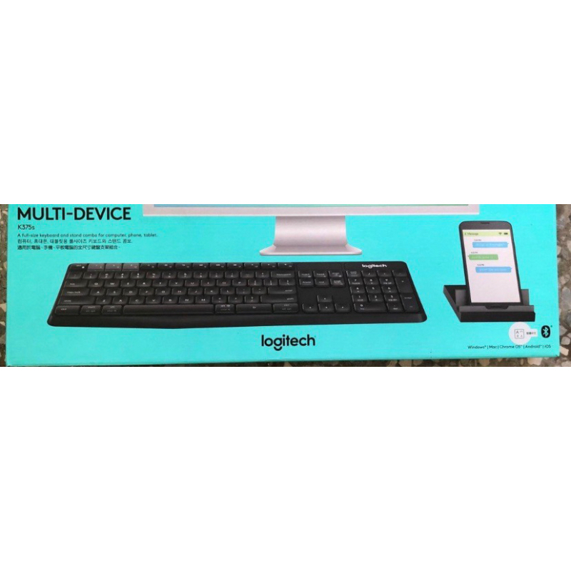 Logitech 羅技 K375s 鍵盤 無線鍵盤 NCC認證:CCAI16LP0250T1
