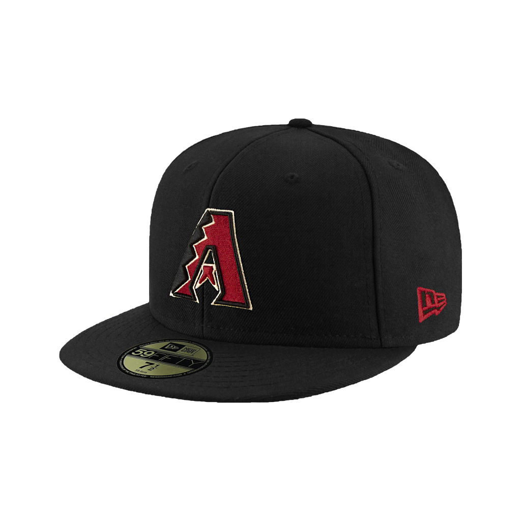 NEW ERA 59FIFTY 5950 MLB 亞利桑那 響尾蛇 標誌 黑 棒球帽 鴨舌帽【TCC】