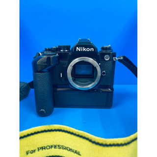 Nikon FM2 手動對焦底片單眼相機加MD12捲片器 一手機 稀少珍藏機
