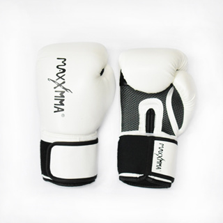 最暢銷白色-台北出貨-MaxxMMA 戰鬥款拳擊手套-白-散打/搏擊/MMA/格鬥/拳擊