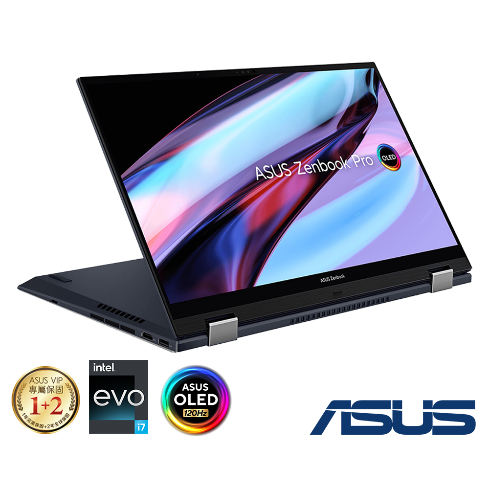 朱朱電腦資訊 華碩 ASUS UP6502ZD-0042K12700H ZenBook Pro 15 Flip