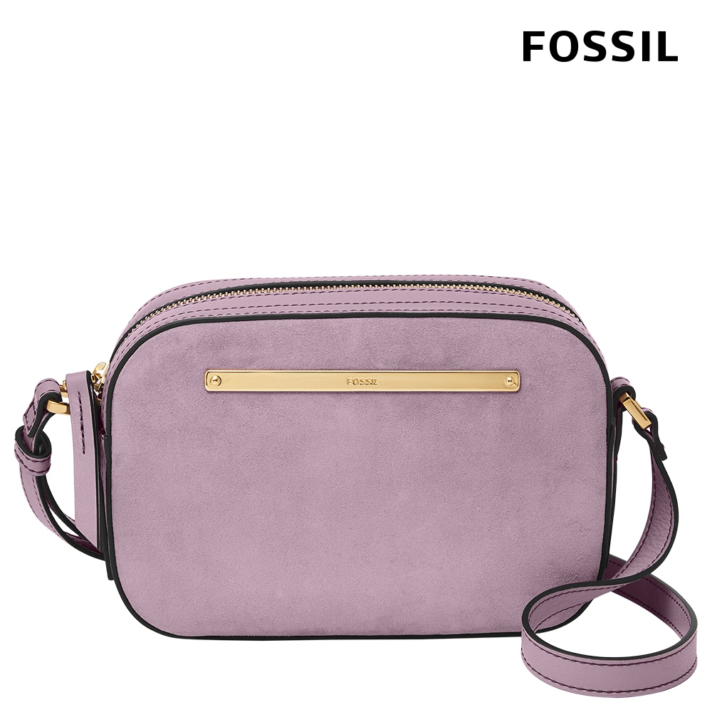FOSSIL Liza 真皮相機包-薰衣草紫 ZB1871531