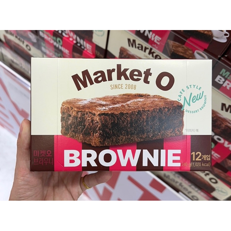 韓國🇰🇷好麗友 Market O 巧克力布朗尼蛋糕 限量升級版｜韓國代購 韓國零食