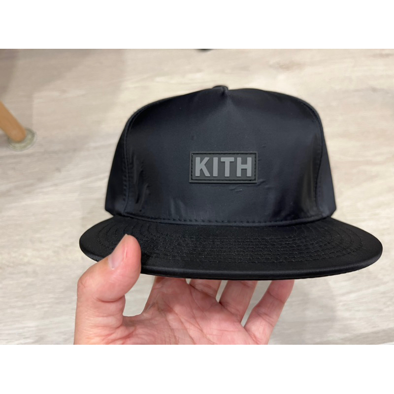 二手 Kith 尼龍全黑logo棒球帽 + 始祖鳥背包