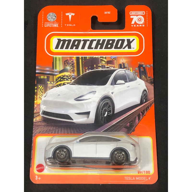 火柴盒 matchbox 70 周年 th 特斯拉 tesla model y 電動車 休旅車 普卡