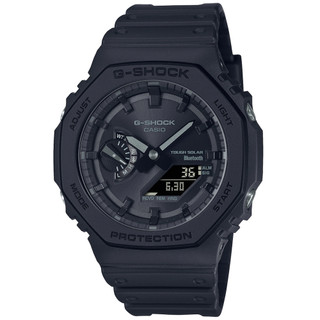 CASIO G-SHOCK 太陽能x藍芽連線 農家橡樹 八角腕錶 GA-B2100-1A1
