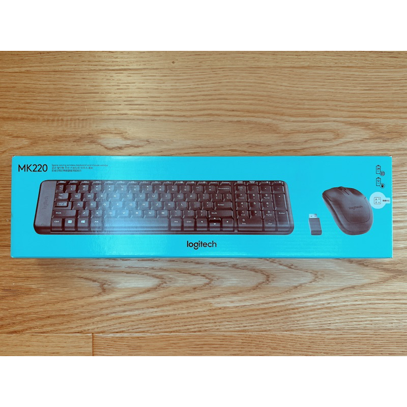 賣場最低價📍全新公司貨📍Logitech 羅技 MK220 無線鍵盤滑鼠組