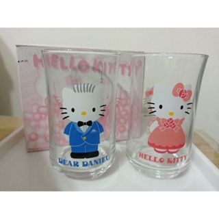 太平洋 HELLO KITTY &DEAR DANIEL 對杯 玻璃杯