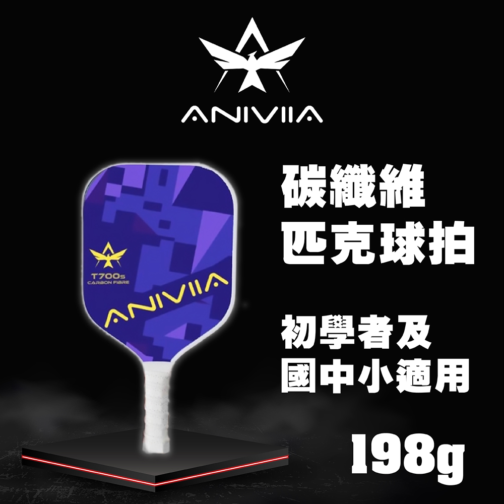 Aniviia  T700s 日本碳纖維匹克球拍 兒童款 兒童拍 中級學生及初入門者專用