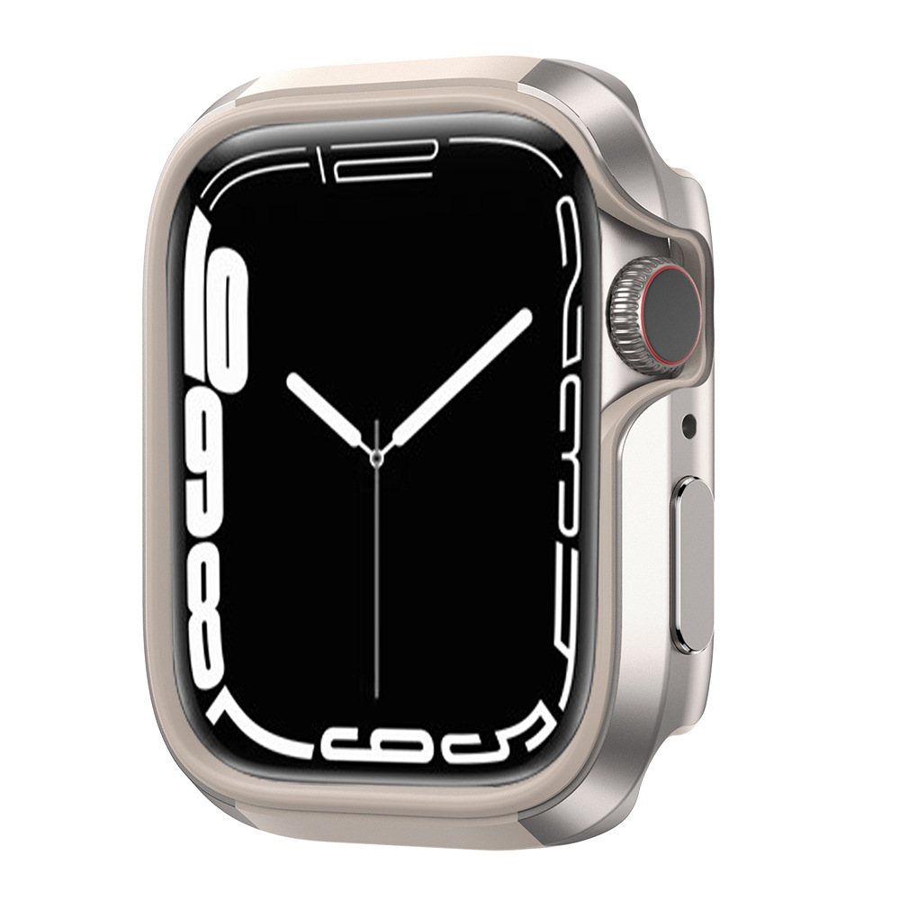 台灣出貨❗️複合材質 Apple Watch S9 S8 Ultra 2 鋁合金 保護殼 雙層 矽膠防撞 防摔 半包式