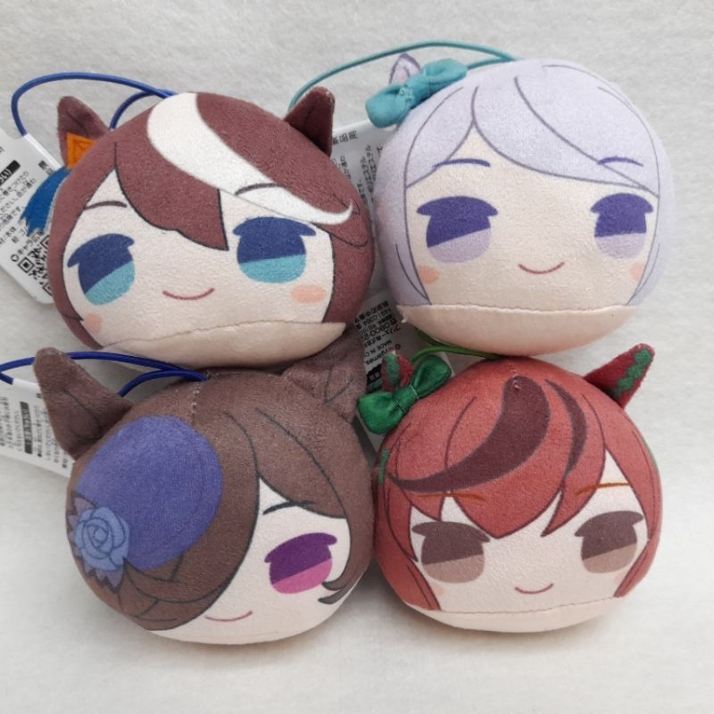 正版 日版 賽馬娘 附耳丸子造型玩偶 第二彈 Furyu 景品 娃娃 吊飾 饅頭 東海帝王 目白麥昆 米浴 優秀素質