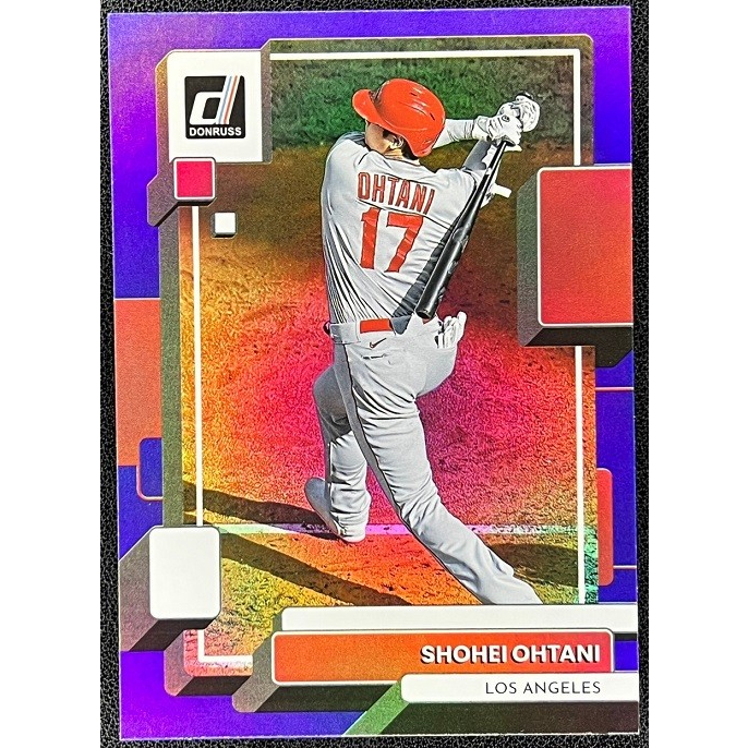 MLB 球員卡 Shohei Ohtani 大谷翔平 2022 Donruss Holo Purple 紫亮