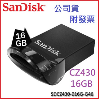 【3CTOWN】含稅公司貨 SanDisk Ultra Fit CZ430 16G 16GB USB3.1隨身碟