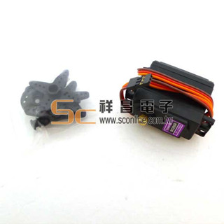 【祥昌電子】Arduino套件 MG996R 伺服馬達 180° 舵機 TOWER PRO 金屬齒輪