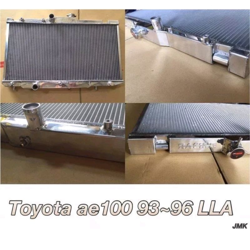 TOYOTA 豐田 93-96corolla LLA全鋁水箱 jmk鋁製水箱 水箱產品材質