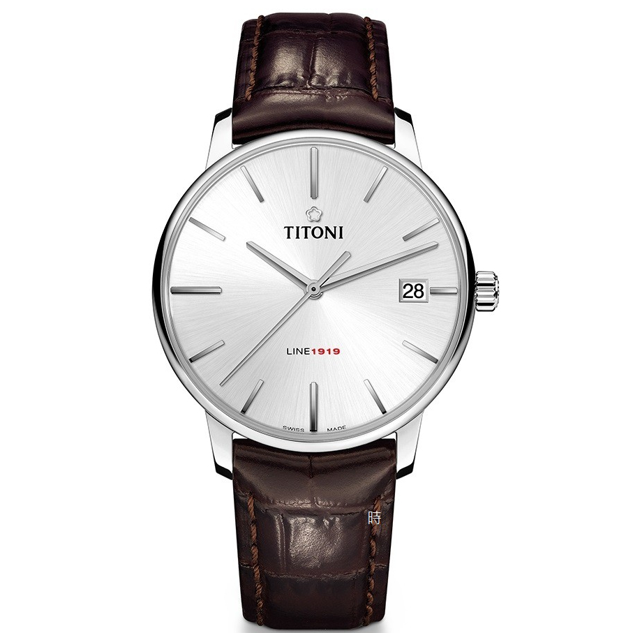 TITONI 梅花 LINE1919 自製機芯 機械錶83919S-ST-575