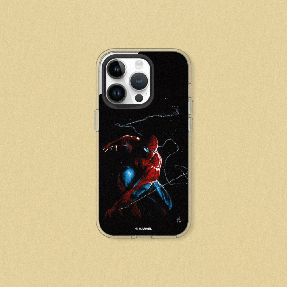 犀牛盾 適用iPhone Clear透明防摔手機殼∣Marvel系列/蜘蛛人-準備行動