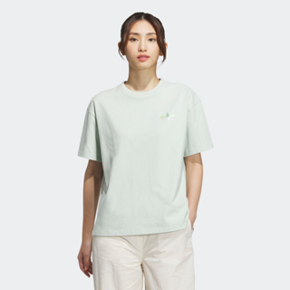 ADIDAS 短袖上衣 LT TEE SS W 2 女 IK8627 淺綠