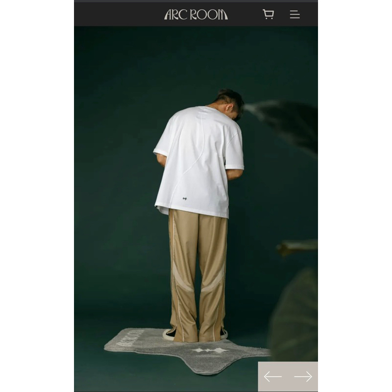 「現貨」ARCROOM TRACK PANTS - KHAKI  2號