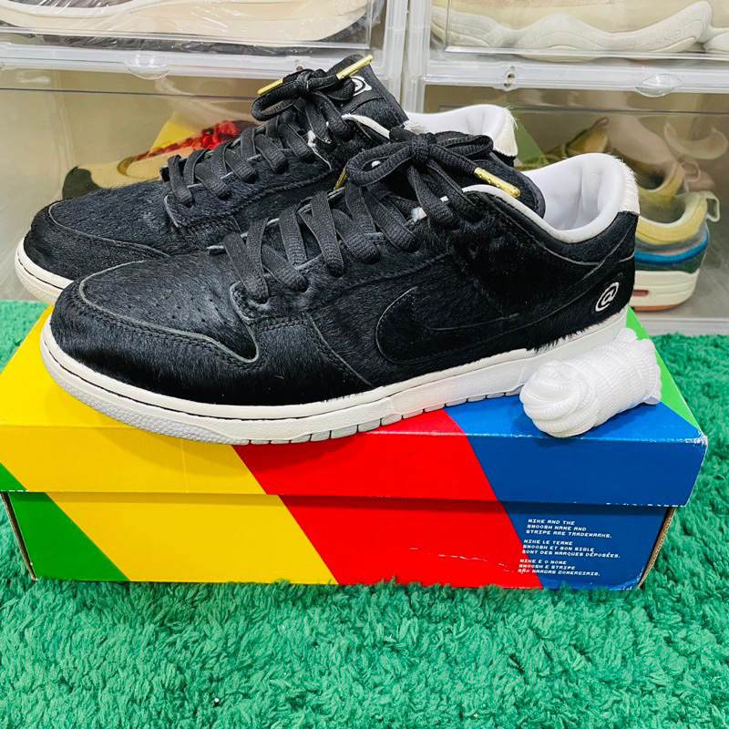 《二手现货》Be@rbrick x Nike Dunk 小熊 US10 原盒配件齐 鞋口小破皮