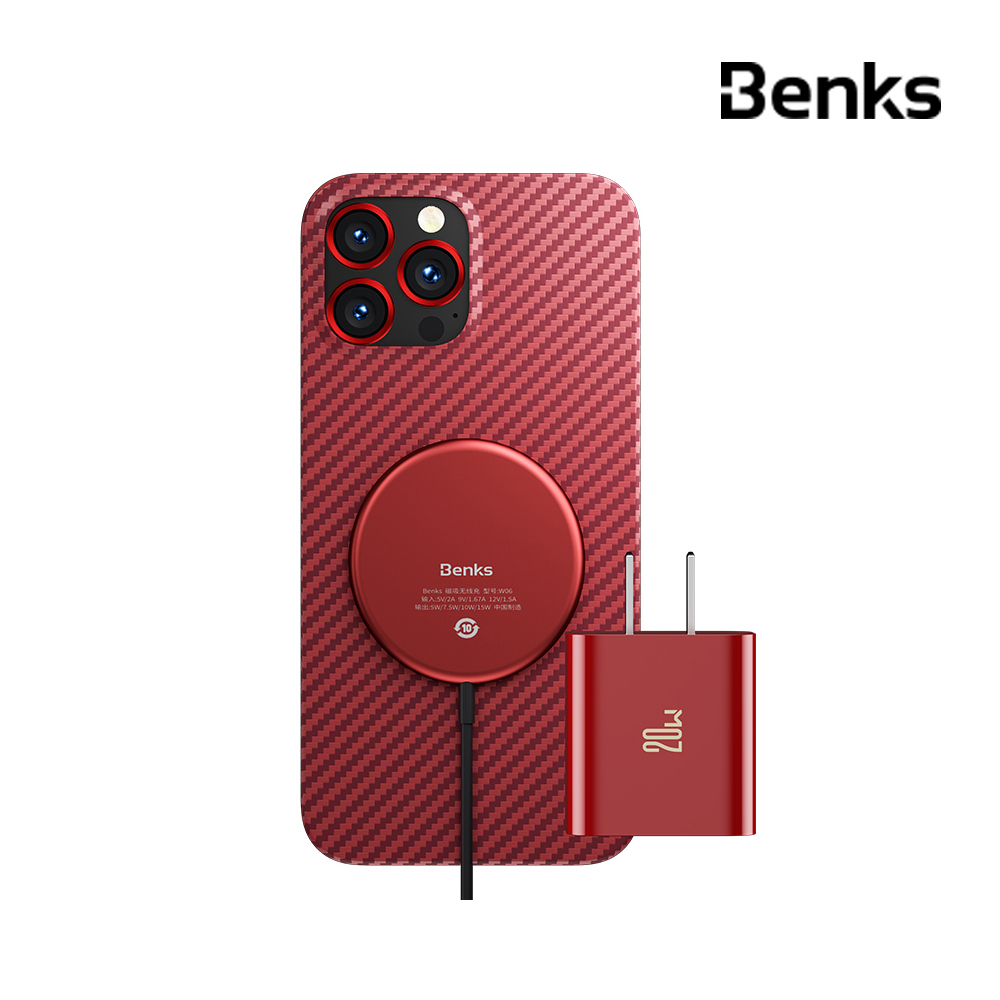 Benks iPhone 13 Pro iPhone 13 Pro Max 新年禮盒套裝 磁吸殼 充電器 鏡頭膜 快充頭