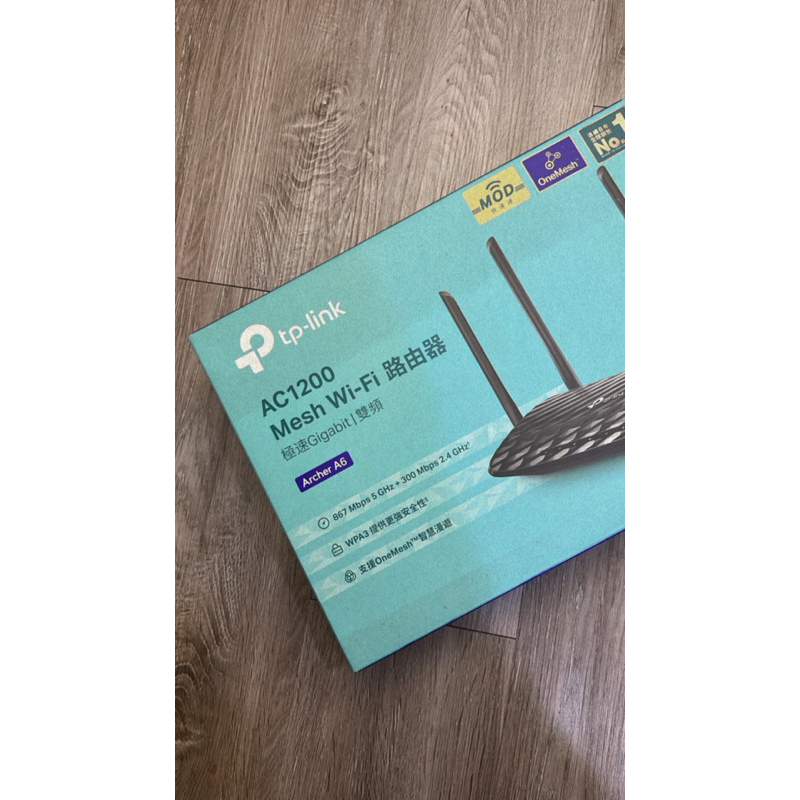 二手｜8成新～TP-Link Archer A6 V3版 AC1200 Giga 無線 路由器 分享器 MOD VPN